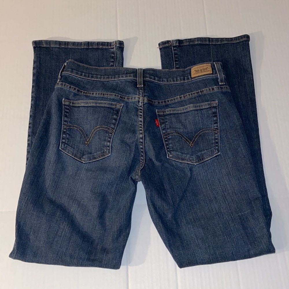 Levi’s 515 Women’s Bootcut Blue Jeans Size 6 Short - Picture 2 of 14